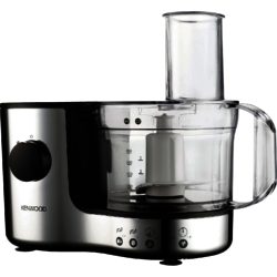 Kenwood FP126 Compact Food Processor in Chrome & Black